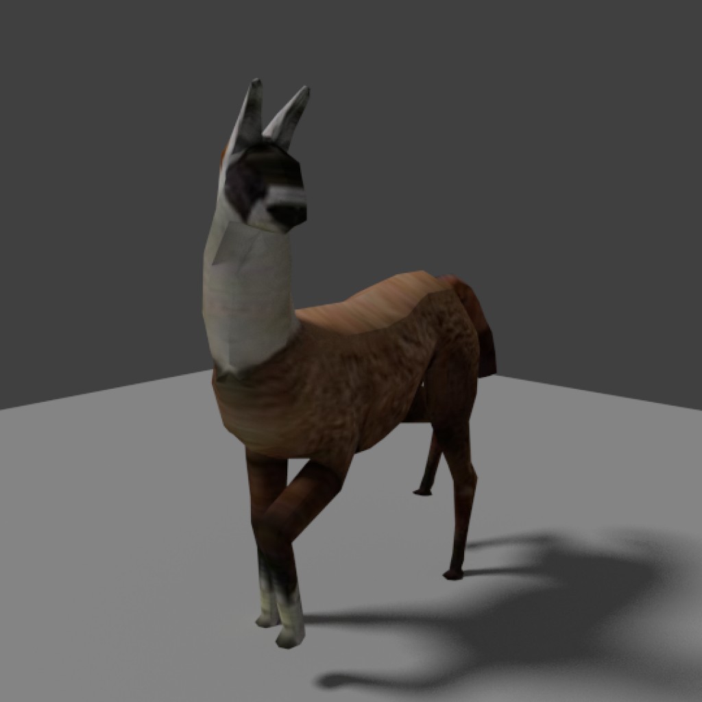 Low Poly Llama preview image 1